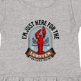 thumbnail image 4 of Inktastic Portland Maine Funny Lobster Lover Girls Toddler Dress, 4 of 5