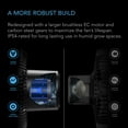 thumbnail image 3 of AC Infinity CLOUDRAY S9, Grow Tent Clip Fan 9” with Redesigned Long-Life EC Motor, 10 Dynamic Wind Speeds and 10-Level Oscillation, Weatherproof IP-54, for Hydroponics Circulation Cooling., 3 of 8
