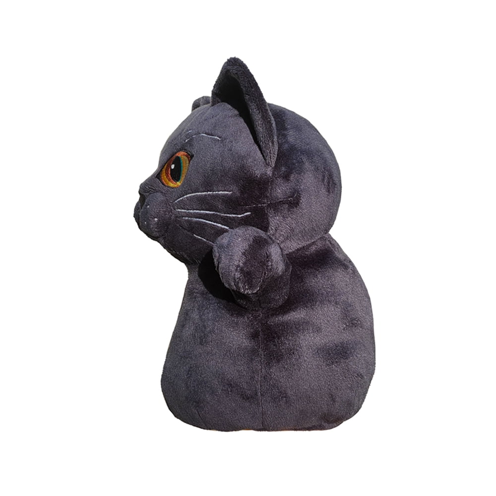 dinofactory Cat Golf Driver Headcover, Plush Kitten, Dark Gray