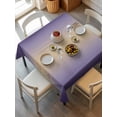 thumbnail image 6 of Purple Ombre Table Cloth, Waterproof Tablecloth for Square Tables, Modern Yellow Gradient Farmhouse Art Reusable Washable Fabric Table Cover for Restaurant Kitchen Dining Tables 54"x54", 6 of 9