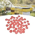 thumbnail image 4 of Étiquette de Ruche Couleur Vive Étiquette Numérotée pour Apiculture Élevage d'Animaux Rouge, 4 of 7