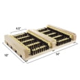 thumbnail image 2 of Stalwart Boot and Shoe Scrubber Mat – Dirt Remover with Nylon Bristles for Entryways & Garages, 2 of 4