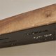 thumbnail image 2 of Black Walnut Wood Bathroom Storage Rack Wall Mounted Light Luxury Living Room Non Perforated Bathroom Storage Rack,20cm, 2 of 5