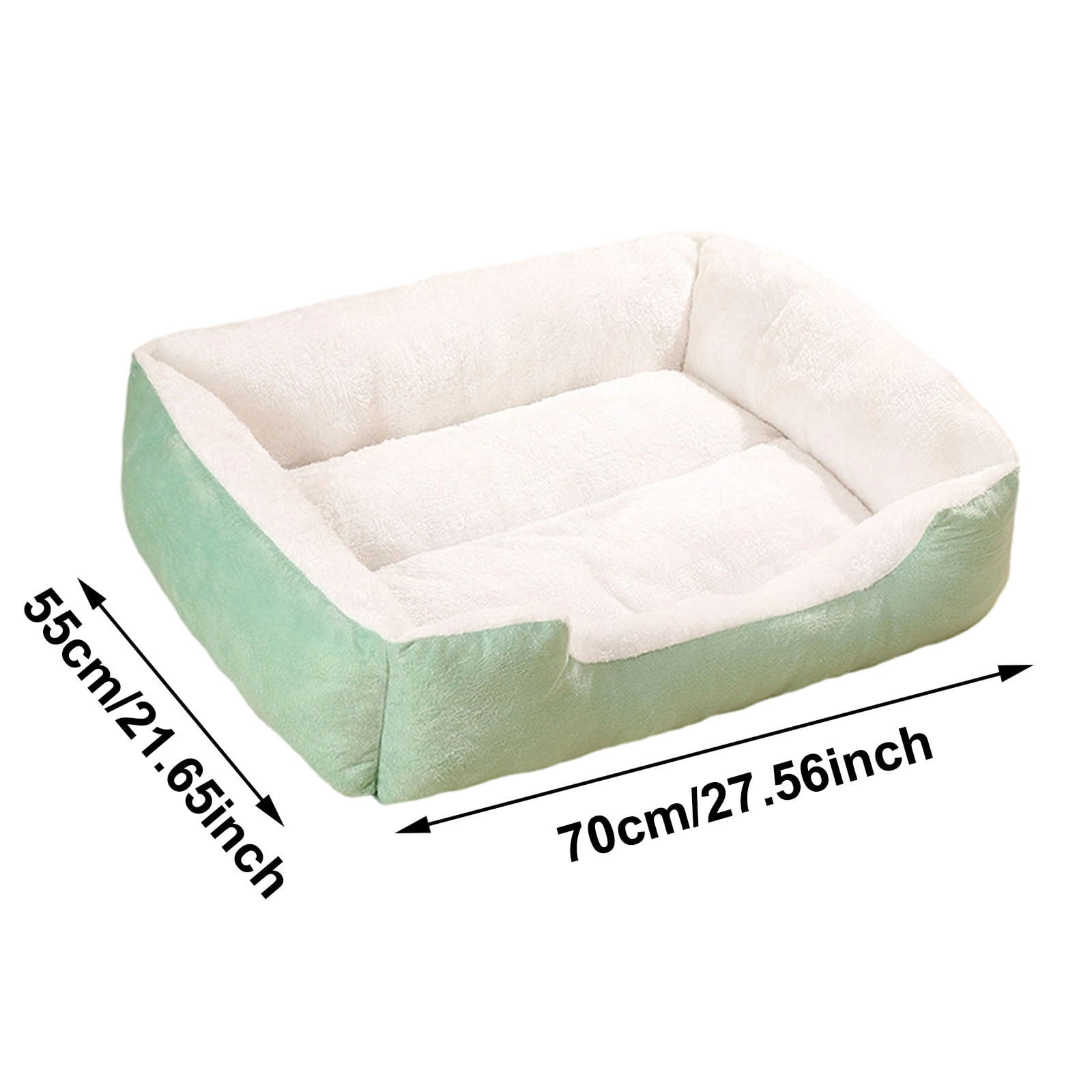 Orthopedic Pet Bed with Removable Washable Cover for Cats and Dogs - Comfortable Sleeping Mat for Indoor Use