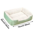 thumbnail image 3 of Orthopedic Pet Bed for Dogs & Cats - Removable Washable Cover, Comfortable Sleeping Mat Cushion with Non-Slip Bottom Sofa Bed,XS-L,Light Green, 3 of 4