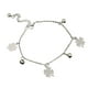 thumbnail image 5 of Tobillera Minnieouse elegante trébol oro plata accesorio moda pulseras tobillo para niñas mujeres, 5 of 6