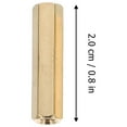 thumbnail image 2 of EeaseCA 1 Set Hex Brass Standoff Stainless Steel Screw Nut Assortment Kit Accessory, 2 of 7