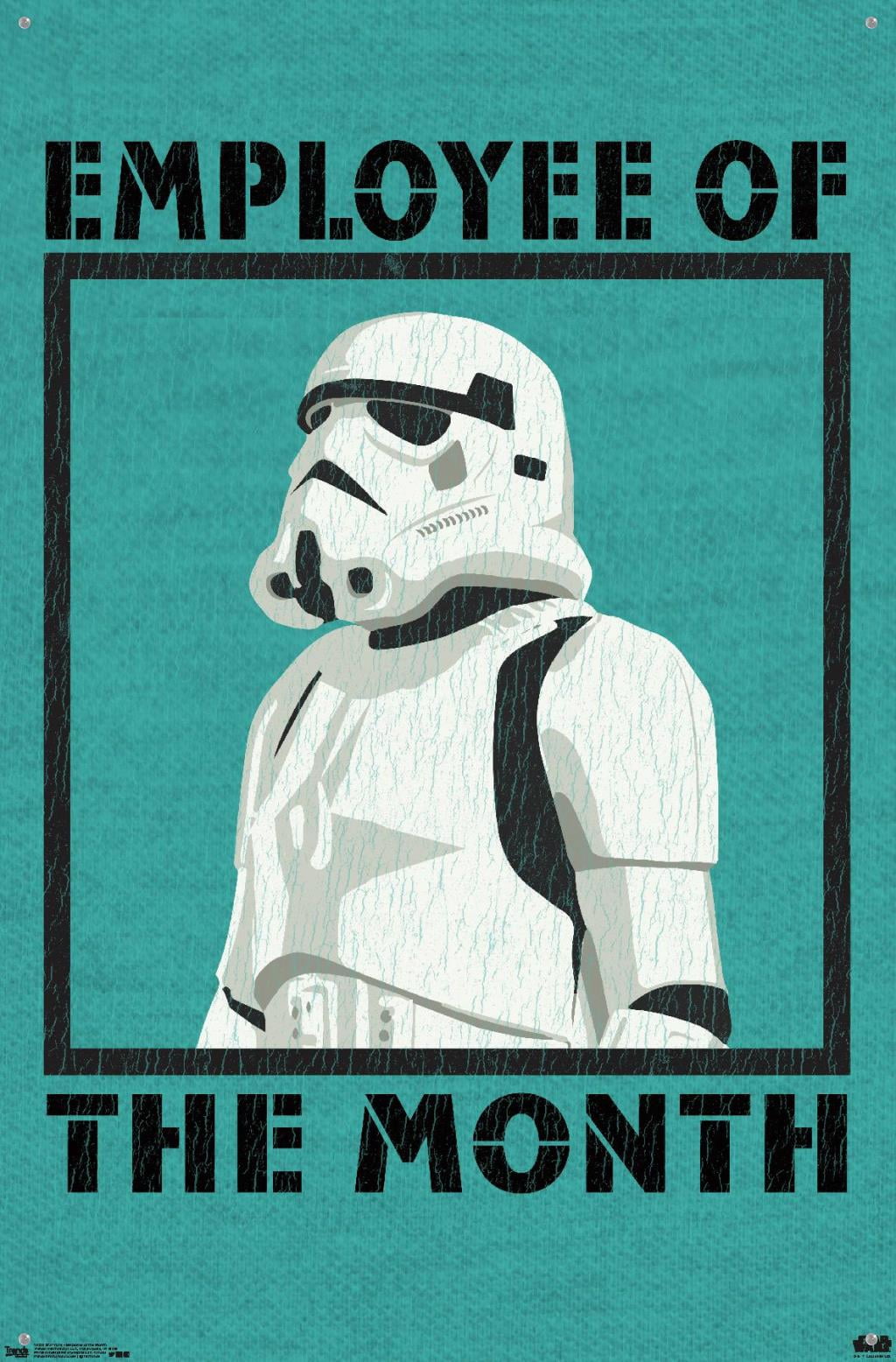 Star Wars: Saga - Employee Of The Month Wall Poster with Push Pins, 22.375" x 34"