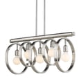 thumbnail image 1 of Golden Lighting 8330-LP PW Sloane Linear Pendant, Pewter, 1 of 1