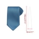 thumbnail image 2 of CORBATA CHIC para Hombres, Color Sólido, Corbatas Texturizadas Clásicas para Bodas Formales, Talla Única, Azul Cian, 2 of 4