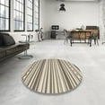 thumbnail image 4 of Ahgly Company Machine Washable Indoor Square Contemporary Khaki Green Area Rugs, 6' Square, 4 of 7
