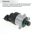 thumbnail image 4 of Fuel Pressure Regulator Fuel Pump Regulator for Mitsubishi Canter 4.9L 4M50 No.0928400646/0445020027 Metal Corrosion Resistant 20-70 Psi 1 Pc, 4 of 6