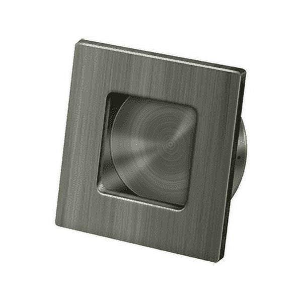 Deltana FLUSH PULL, SQUARE, HD, 2-3/4"X 2-3/4", SOLID BRASS (Antique Nickel)