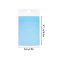 thumbnail image 2 of Kctiaxy Sticky Note 50 Sheets Sticky Notes Transparent Transparent Paper Clear Sticky Notes Memo Self-Adhesive Notebook Notepaper Insert for School Office Memo Students Kitchen Appliances, 2 of 2