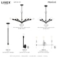 thumbnail image 4 of 45831-04 Livex Lighting Prague - 1 Light Pendant in Industrial Style - 5.13 Inches wide by 24.5 Inches high-Black Finish    -Traditional Installation, 4 of 7