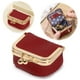 thumbnail image 3 of Bolso Almacenamiento Pequeño Versátil Portátil Monedas Cuero Genuino Beso Mini Mujer Compras Bolsas, 3 of 9