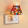 thumbnail image 2 of FYBTO Jeweltone Glass Mosaic Night Light, 2 of 4