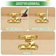 thumbnail image 4 of Uxcell 4-Pack Flip Latch Gate Latch, Cerradura deslizante de puerta de granero de 3 pulgadas, cerraduras deslizantes de 90/180 grados [Bronce rojo], 4 of 7