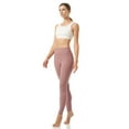 thumbnail image 2 of Allsense Women's High-Waited Leggings - Tummy Control with Zipper Pocket, Mauve Pink, X-Large, 2 of 5