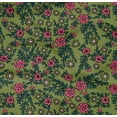 thumbnail image 4 of oneOone Organic Cotton Poplin Twill Fabric Leaves & Floral Block Fabric Prints By Yard 42 Inch Wide, 4 of 4