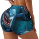 thumbnail image 1 of Fotbe Cartoon Cute Shark Shorts Sin Costuras – Shorts Deportivos de Cintura Alta para Mujer, Elásticos para Gimnasio, Yoga, Running o Ciclismo-Large, 1 of 8