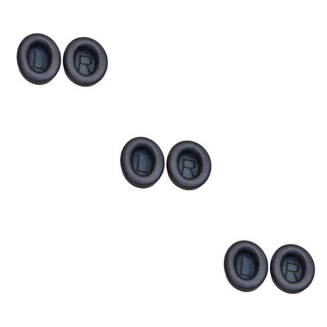 Almohadillas para auriculares Cateissary 1 par para Bose QuietComfort 35/35 II/25/15 AE2 Color Negro