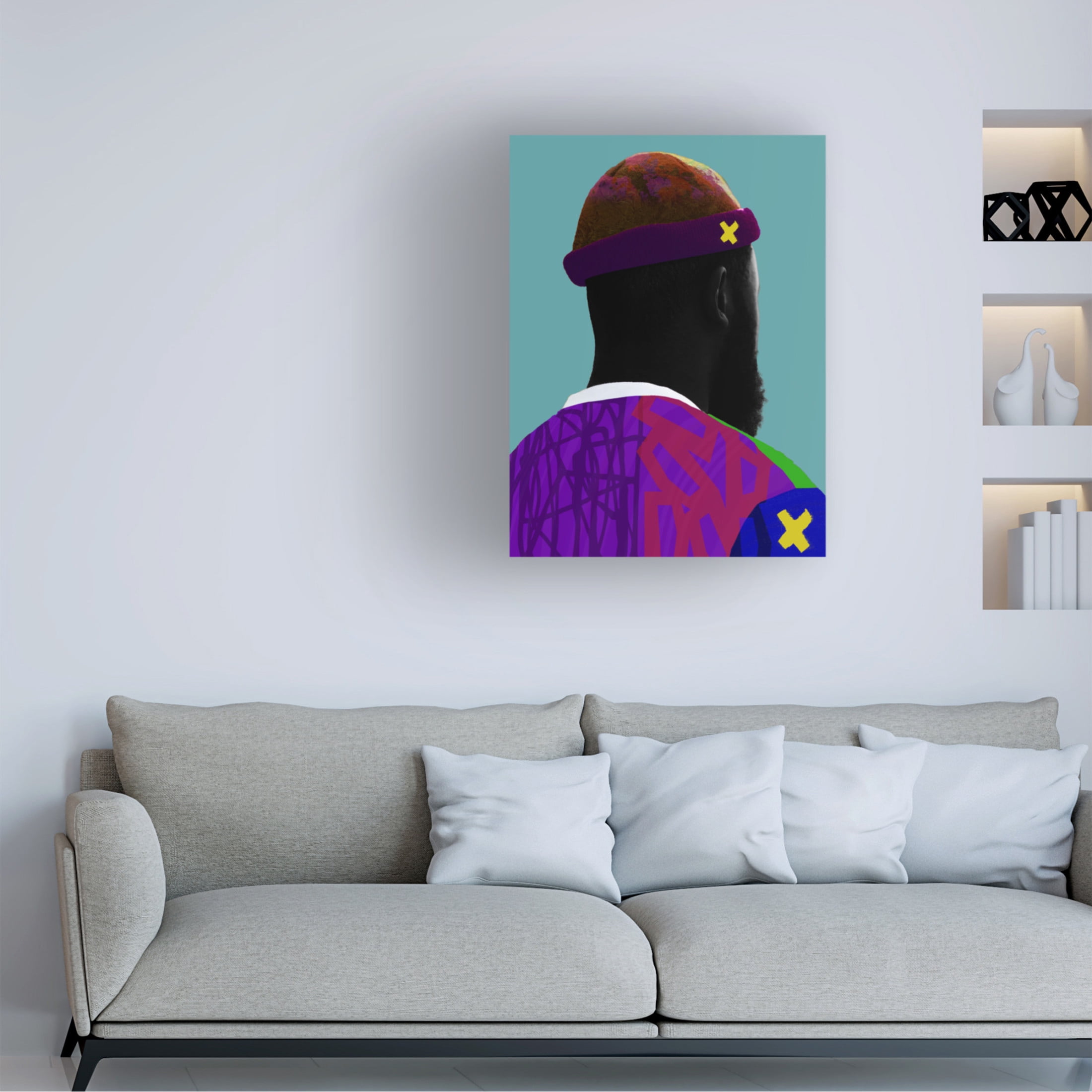 Canvas Wall Art - NUMA Art 'If My People' Wall Art for Living Room, Bedroom, or Office Décor by Trademark Fine Art - 24 x 32 Inches