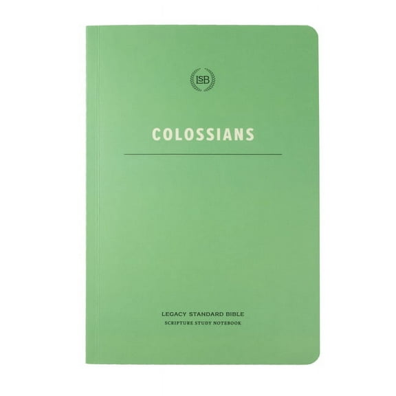 Lsb Scripture Study Notebook: Colossians, (Paperback)