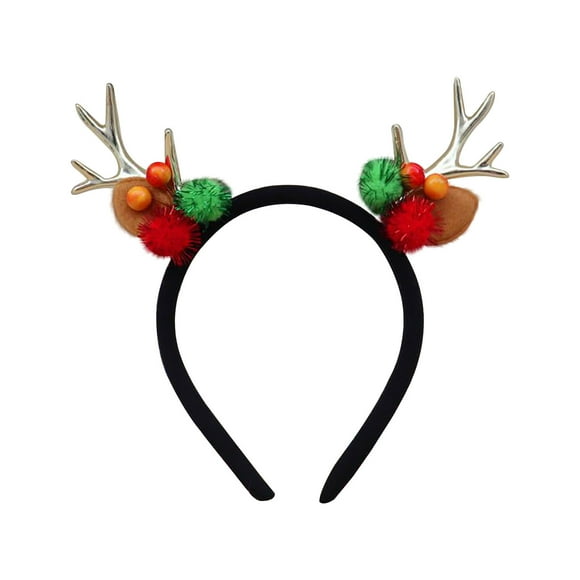 Christmas Flowers Christmas Photo Props Hair Band Girls Hair Accessories Christmas Deer Snow Flowers Girls Accessories Hairband Photography Props