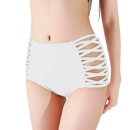 UFOUND Womens Seaxy Bikini Bottoms Tie Side Brazilian Summer Hawaii Beachwear Sexy Swimsuit Bottom Tropical Swimwear