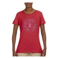 thumbnail image 2 of Believe Hope Awareness Womens Graphic T-Shirt, Red, 2XL, 2 of 3