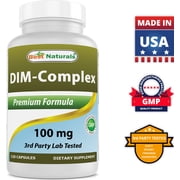 2 Pack Best Naturals DIM Complex 100 mg 120 Capsules