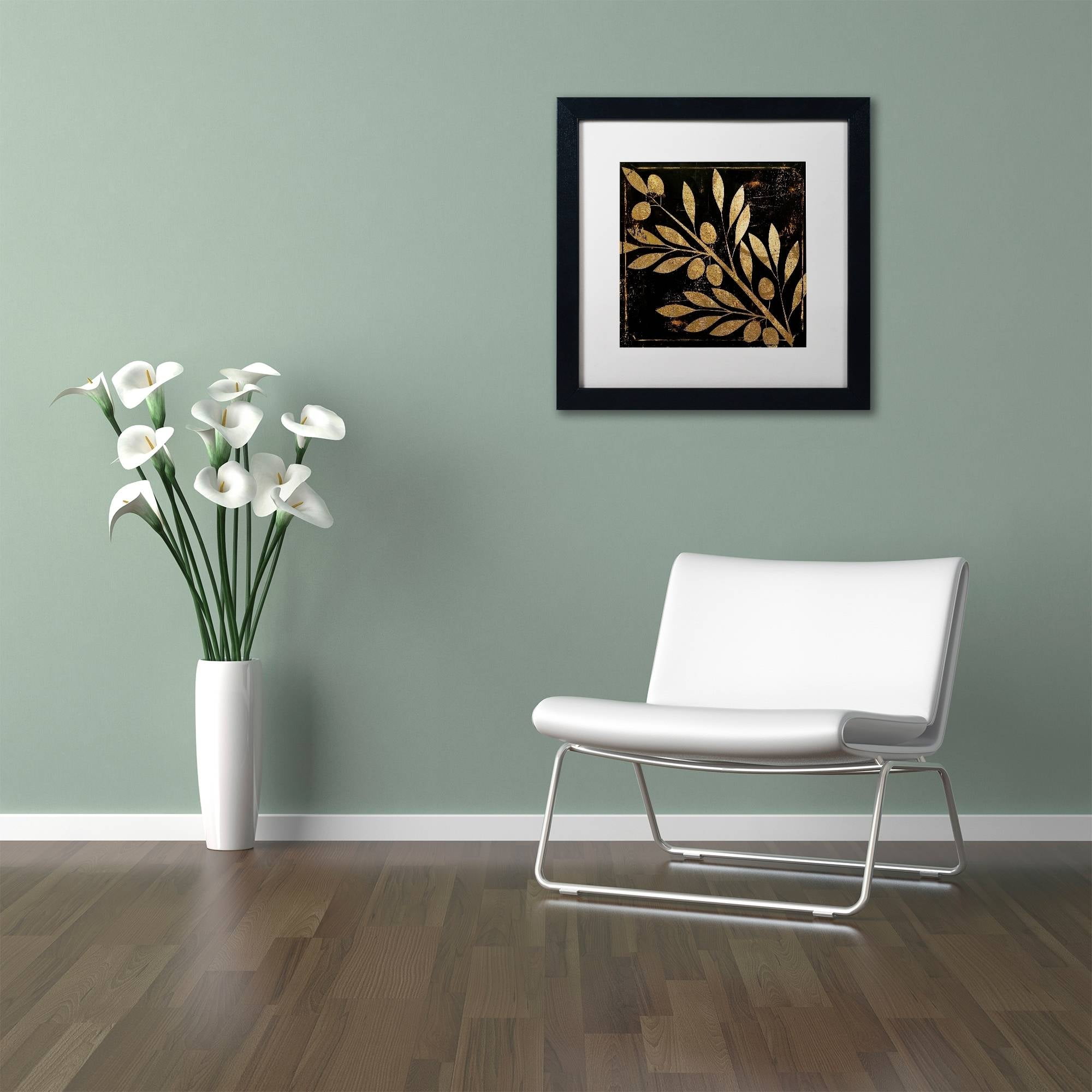 Trademark Fine Art "Bellissima I" Canvas Art by Color Bakery White Matte, Black Frame