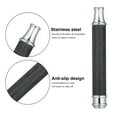 thumbnail image 3 of Riwcyla Manche de Rasage en Acier Inoxydable pour Rasage à Double Bord Razor Remplacement de Sécurité Barbe Manche de Rasoir Prise Manuelle Retrait de Moustache Outil de Rasage Accessoires, 3 of 6