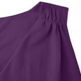 thumbnail image 6 of Htigea Chiffon Tank Dress for Women Summer Sleeveless V Neck Mini Dresses Flowy Casual Loose Fit Beach Swim Cover Ups Purple L, 6 of 7