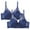 Navy+Navy, variant on Hjlmsx Minimizer Bra for Women Plus Size Bra with Underwire Woman's Full Coverage Lace Bra Unlined Non Padded Bra 2 Packs