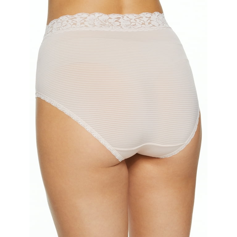 Vanity Fair Women's Flattering Lace Brief Underwear, 3 Pack 