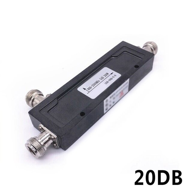 Nouveau Coupleur Coaxial Directionnel Ntype Rf 800 2500 MHz 200 W pour Surveillance du Signal