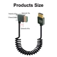thumbnail image 4 of Yammee 8K Short HDMIcompatible Coiled Cable, 48Gbps Fast Speed Male to Male 8K HDMIcompatible 2.1, 4 of 11