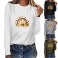 thumbnail image 4 of It's Fall Y'all Sweatshirt for Women Oversized Halloween Print Long Sleeve Crewneck Pullover Casual Loose Fit Graphic Tops Y2K Clothes, 4 of 4