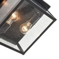 thumbnail image 2 of 4122-PBZ Millennium Lighting Evanton - 2 Light Outdoor Flush Mount-5.25 Inch Tall and 12 Inch Wide-Powder Coated Bronze Finish, 2 of 4