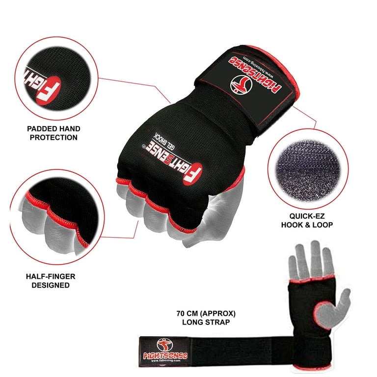 Beast Gear Boxing Wraps - Hand Gloves for Kickboxing, Martial Arts