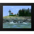 thumbnail image 2 of Bansemer, Roger 18x15 Black Modern Framed Museum Art Print Titled - Curtis Island Lighthouse, 2 of 5