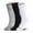 Multicolor, variant on Deago 3 Pairs Athletic Crew Socks Cushioned Running Socks Anti-Blister Moisture Wicking Hiking Basketball Socks for Men (Multicolor)