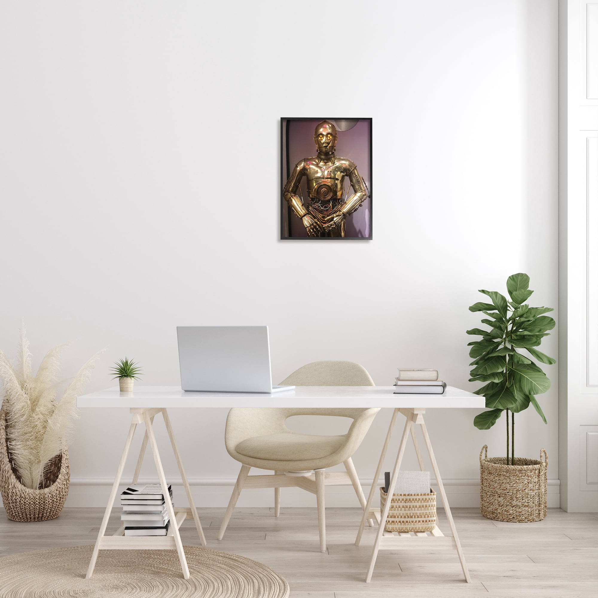 Stupell Industries Retro Sci-Fi Icon Cinematic Space Robot, 16 x 20, Designed by Nice Nshuti
