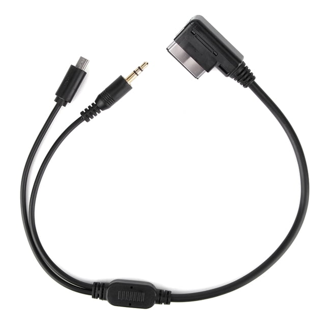 3.5mm Connector Cable AUX Charging Cable 12cm/4.7in Fits for Benz S SL CLS Class AMI MMI Interface