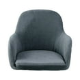 thumbnail image 1 of Dining Chair Covers Jacquard High Elastic Slipcovers Seats Chairs Dark Gray, 1 of 8
