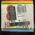 thumbnail image 3 of 80th Birthday Rainbow 16ct Beverage Napkins Amscan Party, 3 of 3