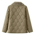 thumbnail image 4 of Winter Coats for Women Winter Warmth Reimagined Thickened Short Coat With Trim Fashionable Quilted Jacket Outerwear For Cold Weather Comfort And Style Winter Jackets for Women, 4 of 4