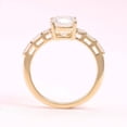 thumbnail image 4 of solitaire jewels 1.5CT Cushion Moissanit Solitaire Engagement Ring For Women, 14K Yellow Gold, 4 of 5